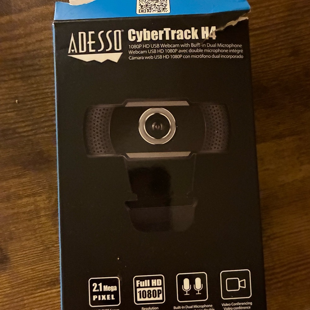 CyberTrack H4 Black Webcam